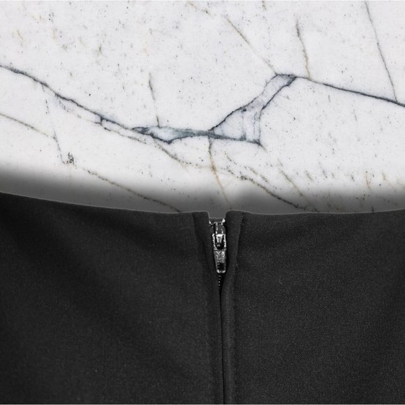 Square Neck Little Black Dress  Y2k 90's Grunge sz 5/6 - Picture 6 of 6